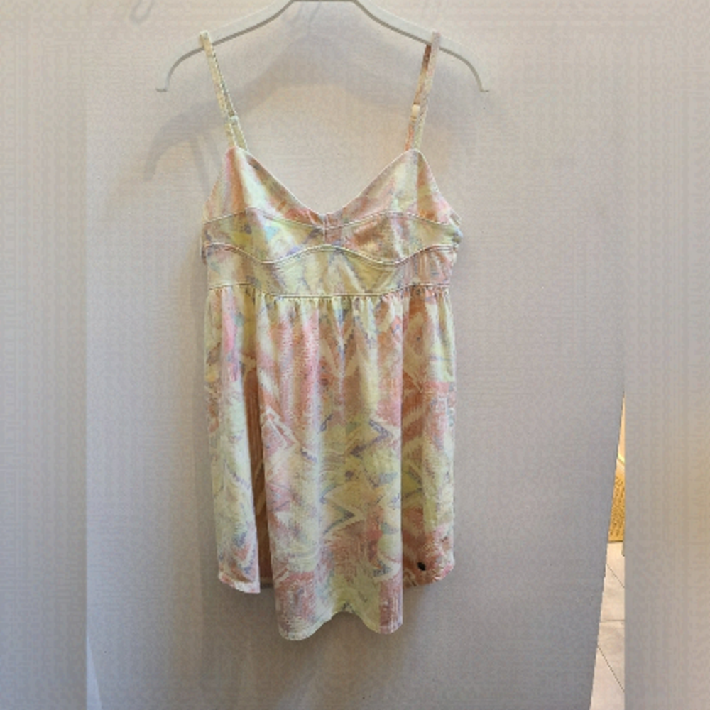 ARITZIA - TNA 100% Cotton Mini Dress - Abstract Pastel Print -  Size L